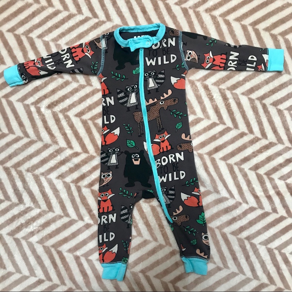 Wild ones baby suit by lazy one